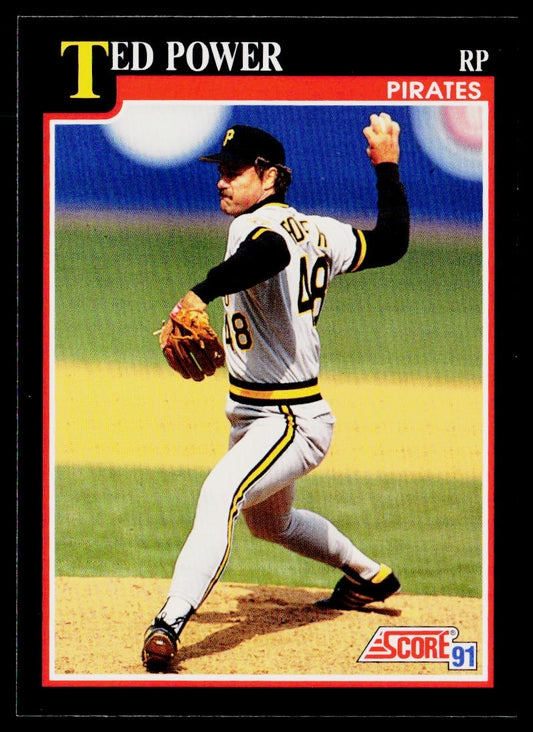 Ted Power 1991 Score #255 Pittsburgh Pirates