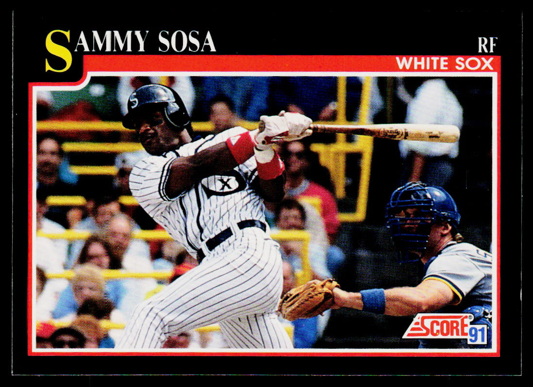 Sammy Sosa 1991 Score #256 Chicago White Sox