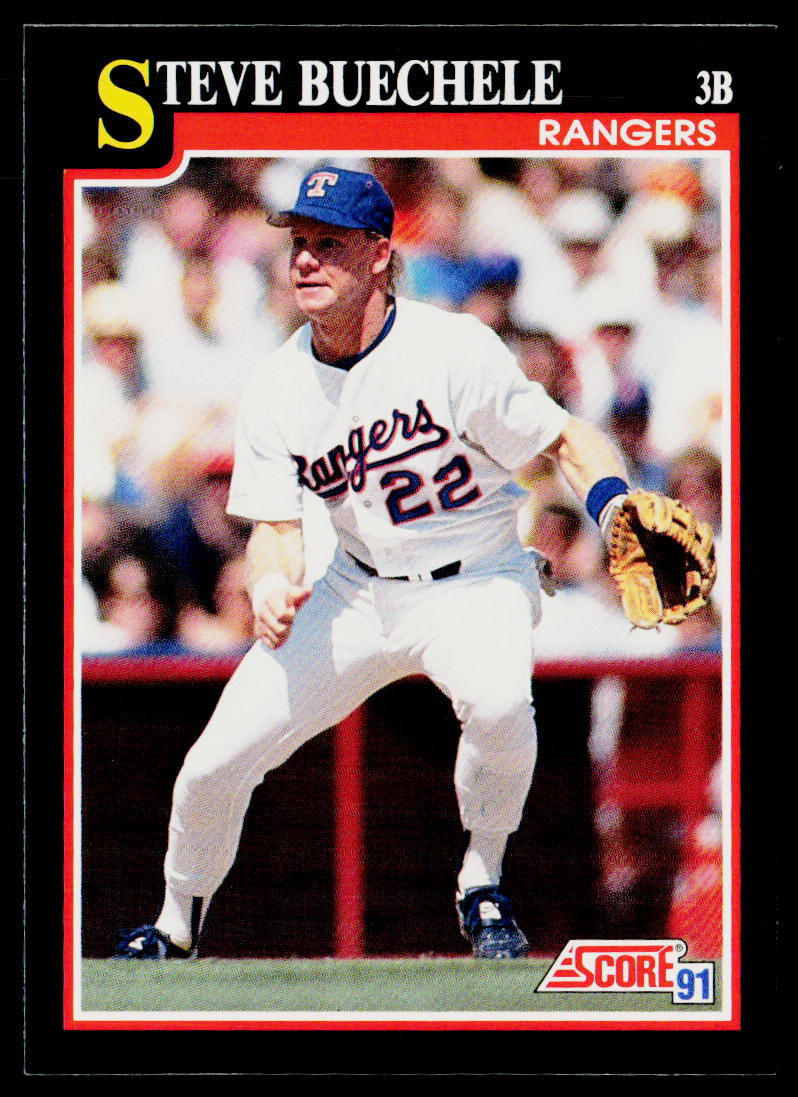 Steve Buechele 1991 Score #257 Texas Rangers