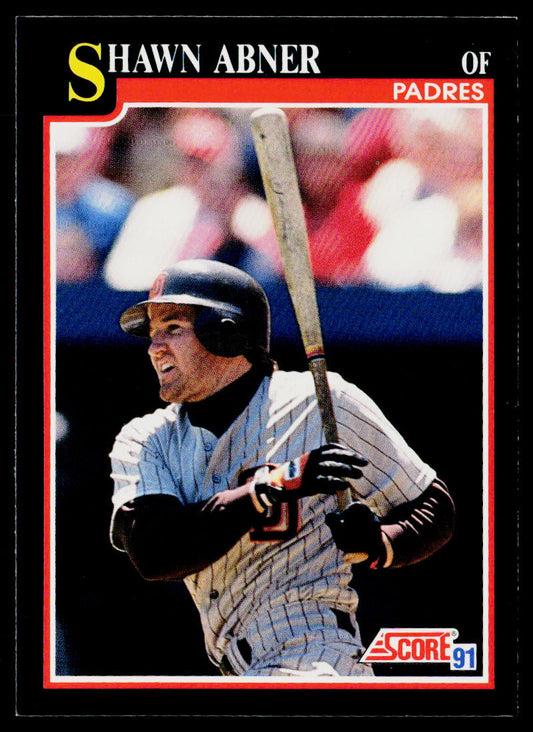 Shawn Abner 1991 Score #261 San Diego Padres