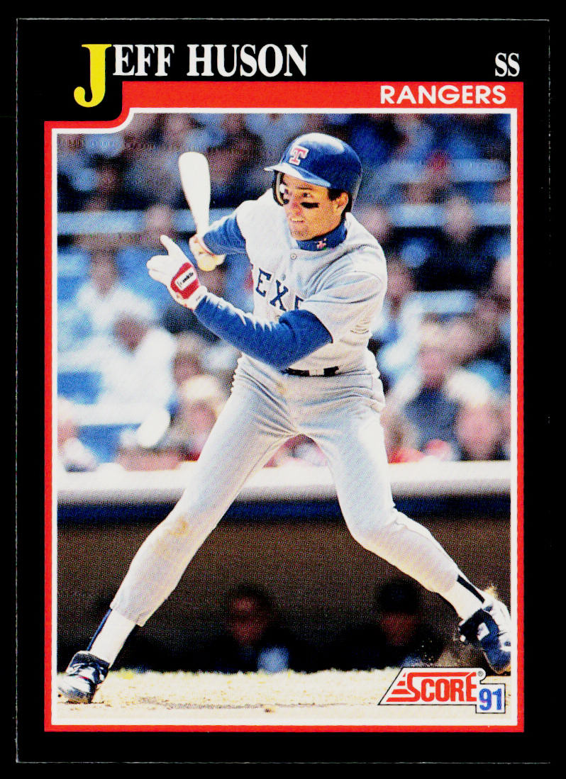 Jeff Huson 1991 Score #263 Texas Rangers