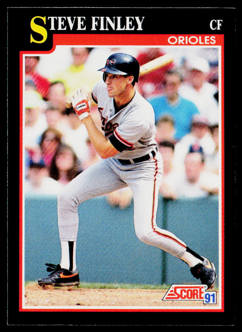 Steve Finley 1991 Score #266 Baltimore Orioles