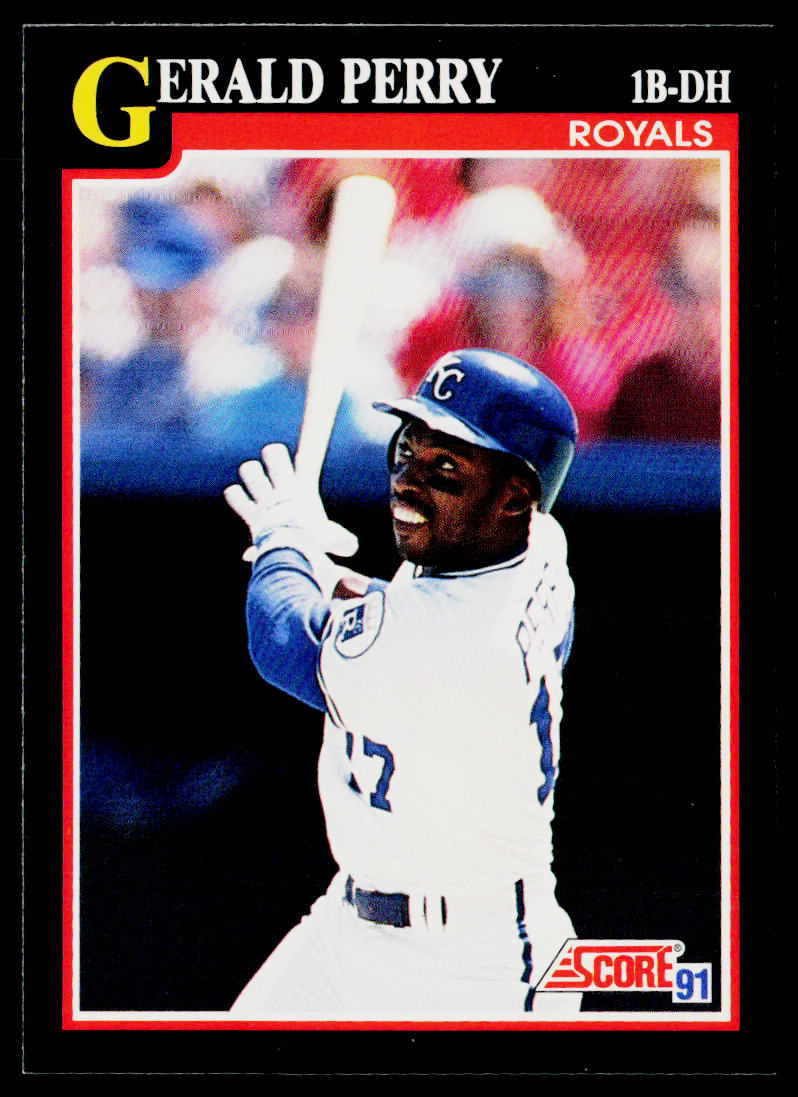 Gerald Perry 1991 Score #286 Kansas City Royals