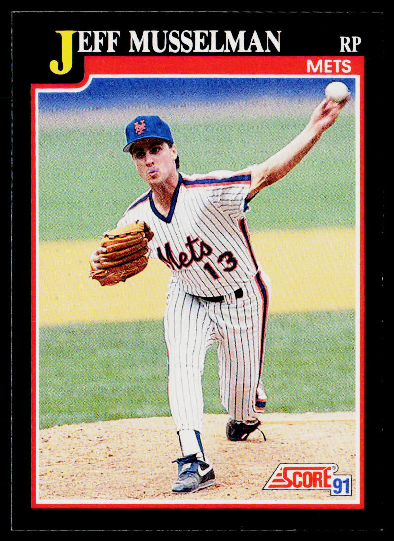Jeff Musselman 1991 Score #294 New York Mets
