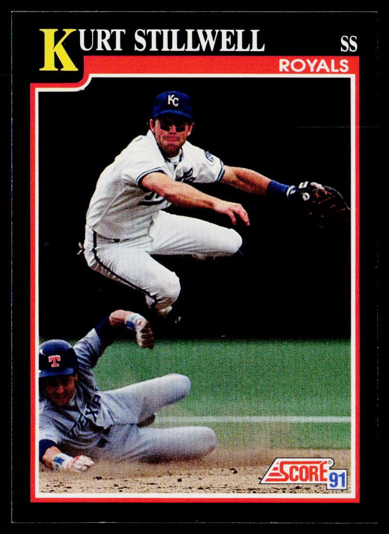 Kurt Stillwell 1991 Score #295 Kansas City Royals
