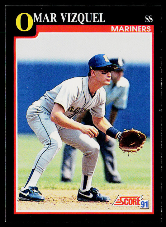 Omar Vizquel 1991 Score #299 Seattle Mariners