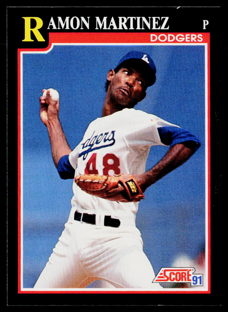 Ramon Martinez 1991 Score #300 Los Angeles Dodgers