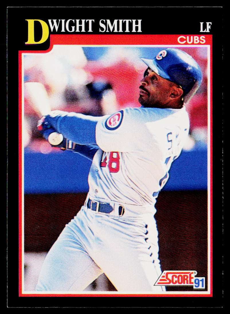 Dwight Smith 1991 Score #301 Chicago Cubs