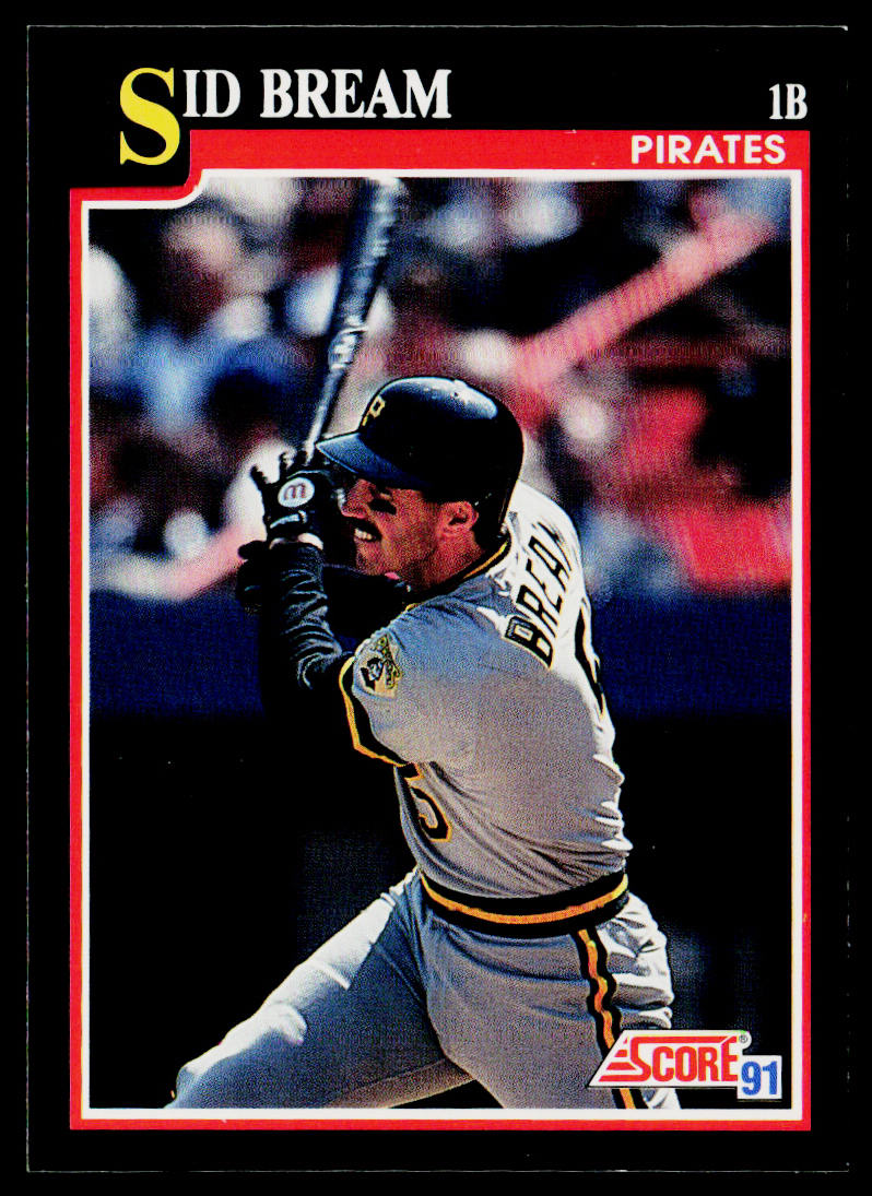 Sid Bream 1991 Score #304 Pittsburgh Pirates