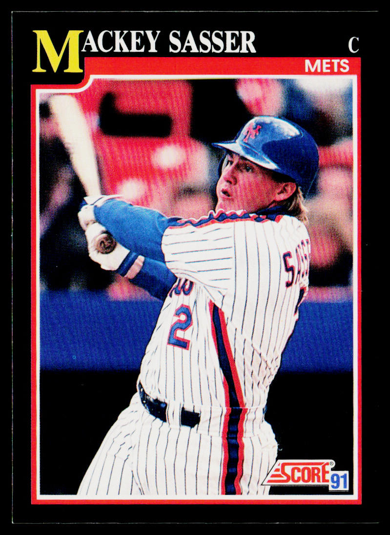 Mackey Sasser 1991 Score #307 New York Mets