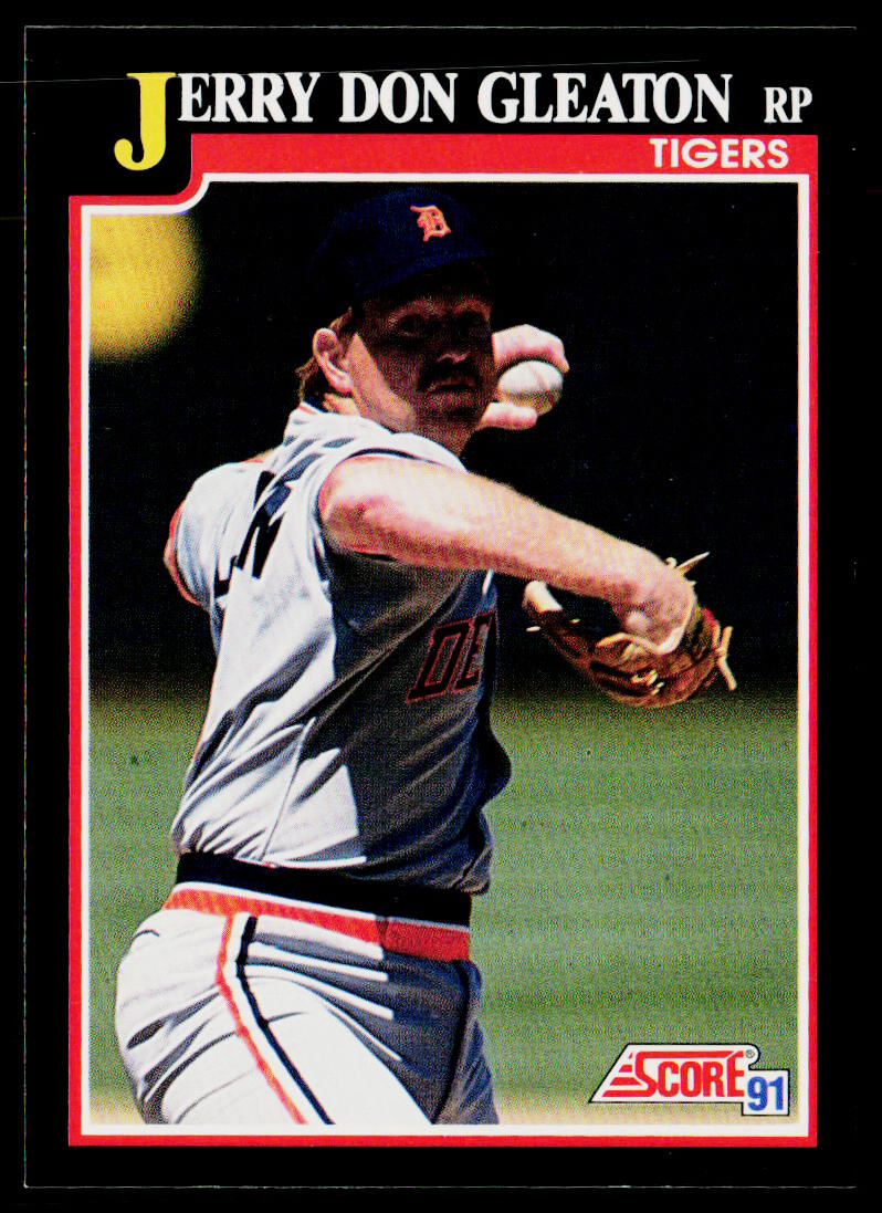Jerry Don Gleaton 1991 Score #316 Detroit Tigers