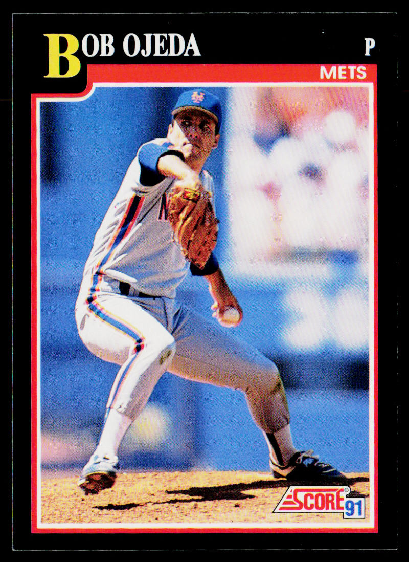 Bob Ojeda 1991 Score #321 New York Mets