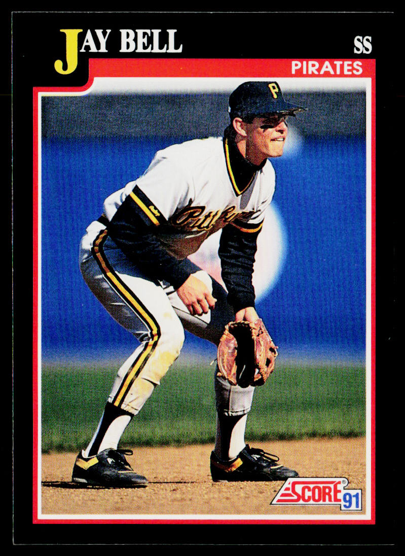 Jay Bell 1991 Score #323 Pittsburgh Pirates