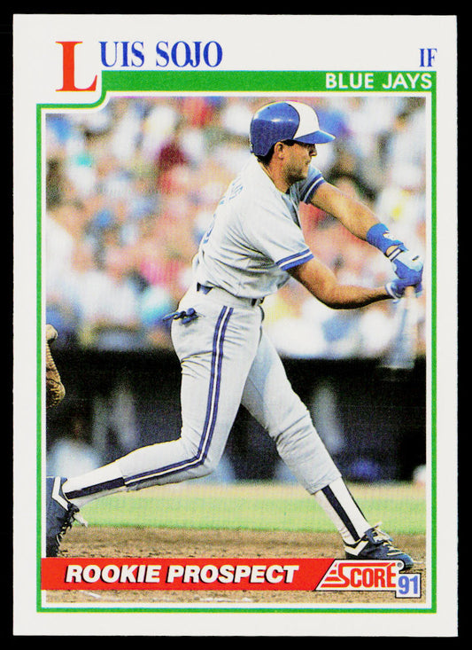 Luis Sojo 1991 Score #342 Toronto Blue Jays