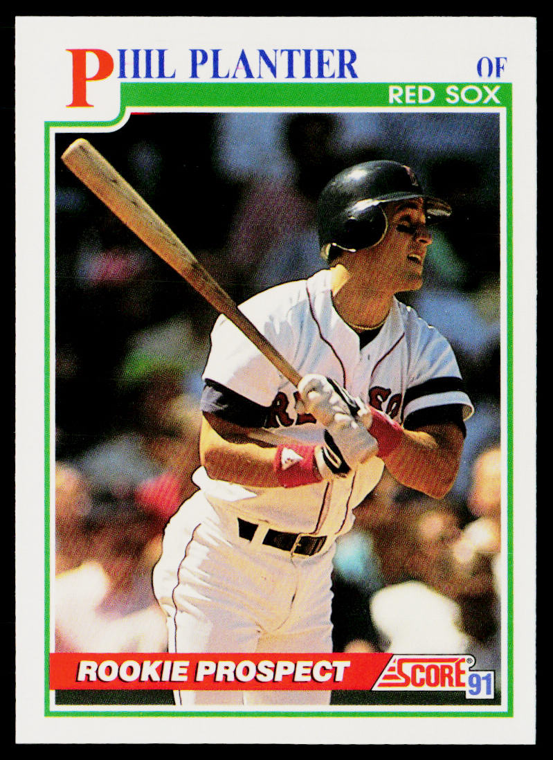 Phil Plantier 1991 Score #348 RC Boston Red Sox