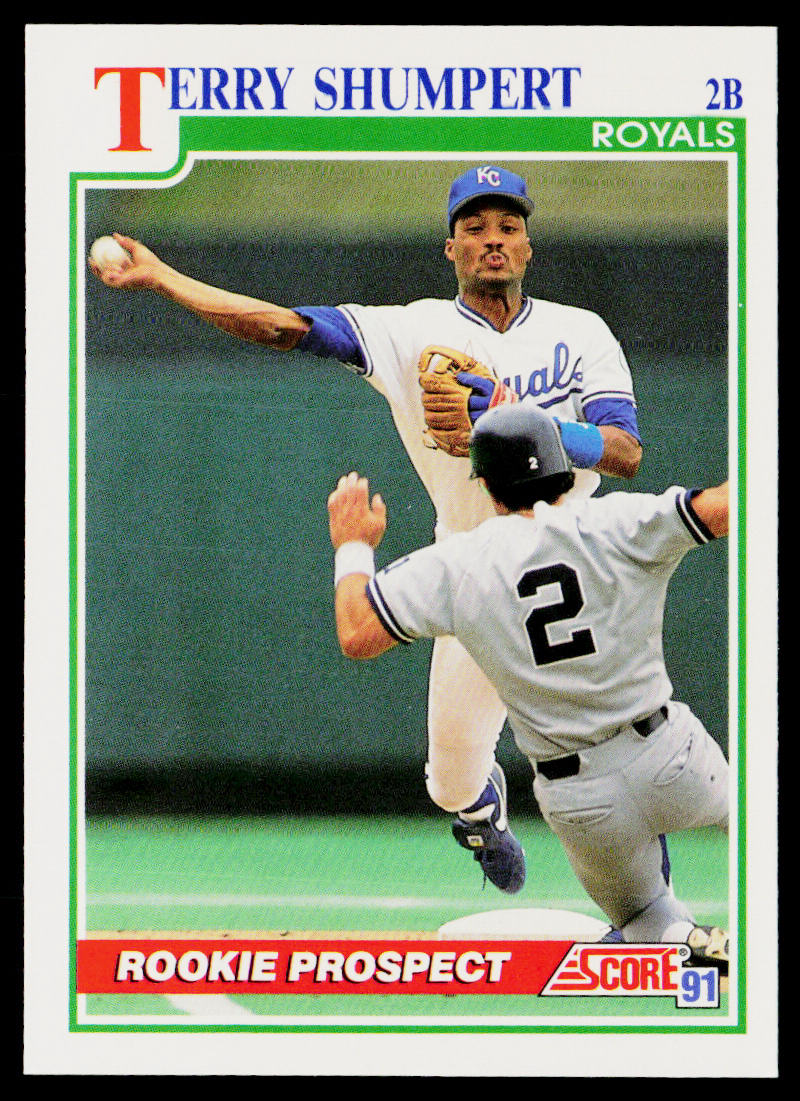 Terry Shumpert 1991 Score #349 Kansas City Royals