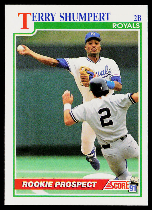 Terry Shumpert 1991 Score #349 Kansas City Royals