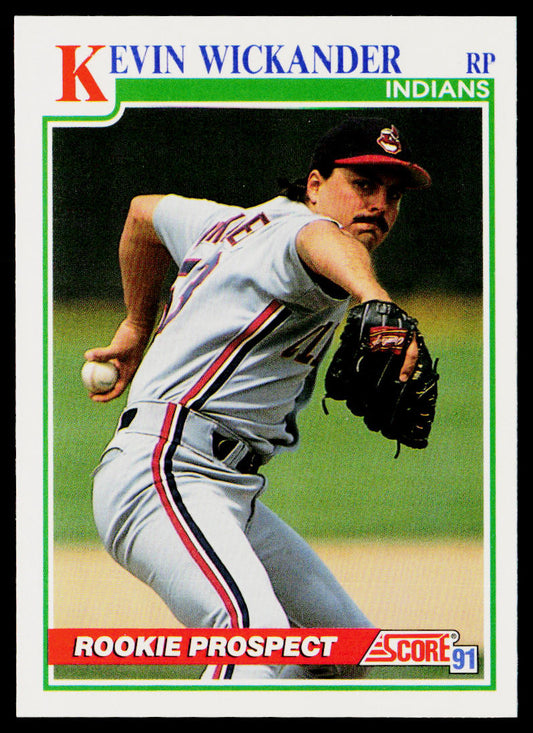 Kevin Wickander 1991 Score #355 Cleveland Indians