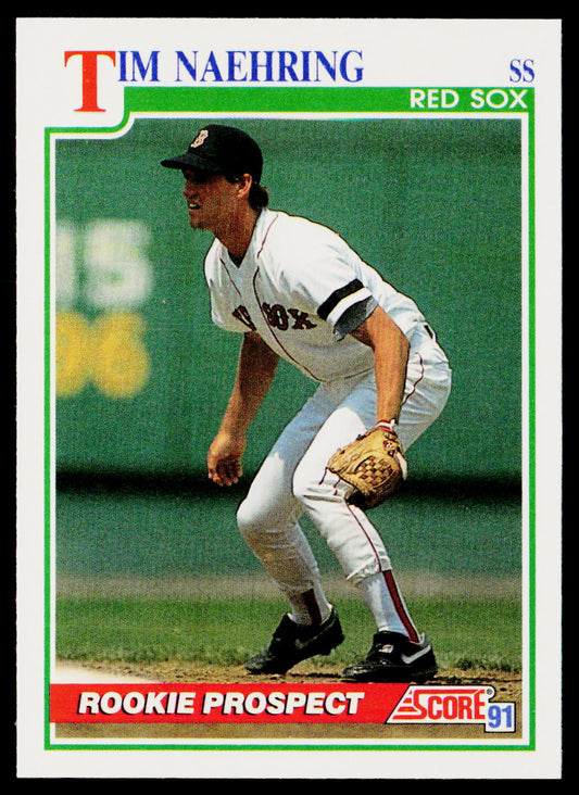 Tim Naehring 1991 Score #356 Boston Red Sox