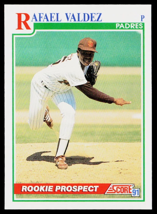 Rafael Valdez 1991 Score #360 San Diego Padres