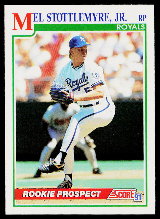 Mel Stottlemyre, Jr. 1991 Score #361 Kansas City Royals