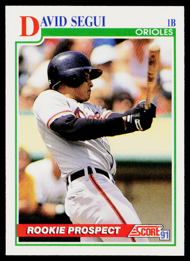 David Segui 1991 Score #362 Baltimore Orioles