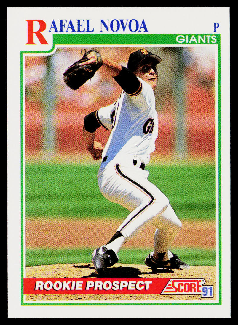 Rafael Novoa 1991 Score #366 RC San Francisco Giants