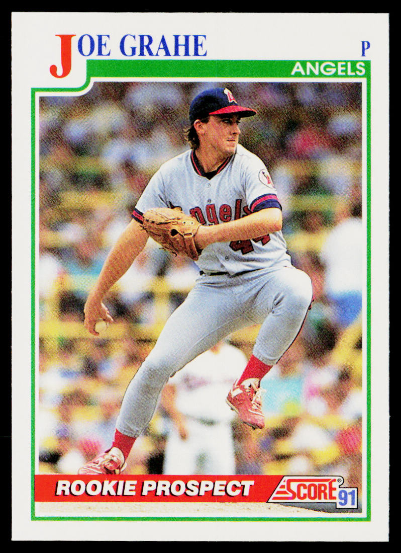 Joe Grahe 1991 Score #367 RC California Angels