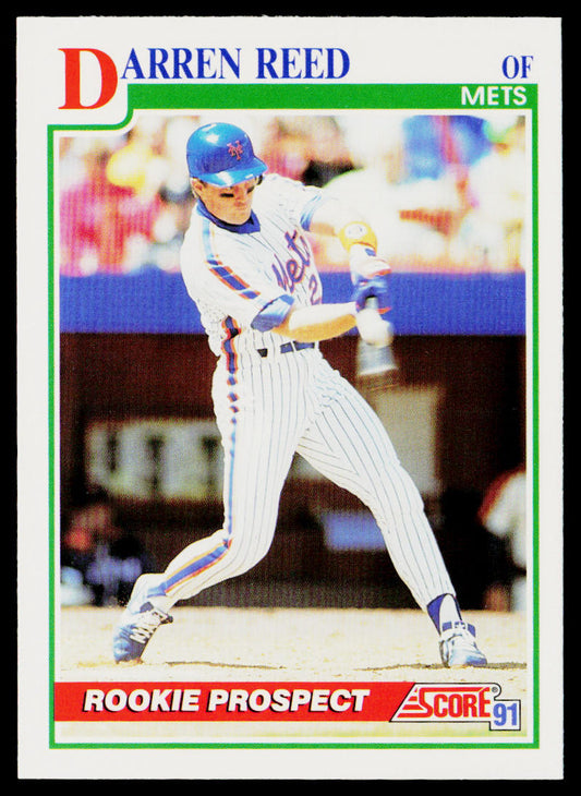 Darren Reed 1991 Score #368 RC New York Mets