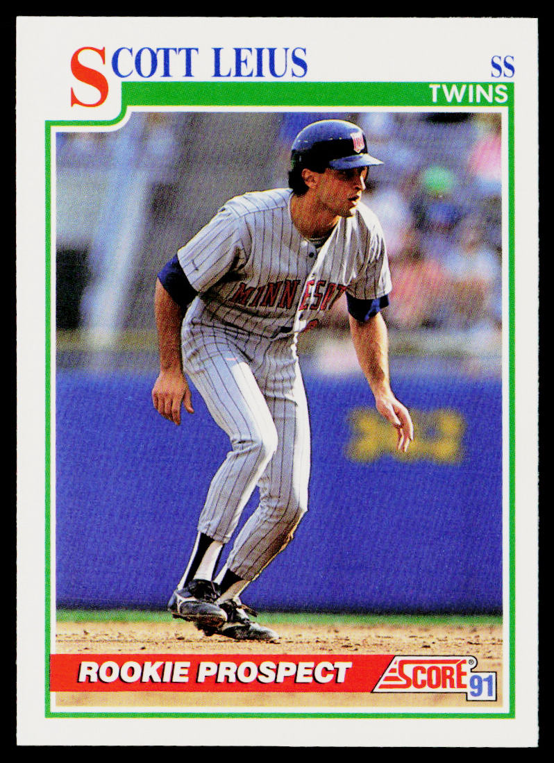 Scott Leius 1991 Score #370 Minnesota Twins