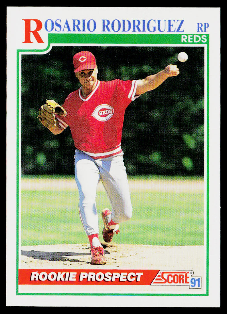 Rosario Rodriguez 1991 Score #373 RC Cincinnati Reds