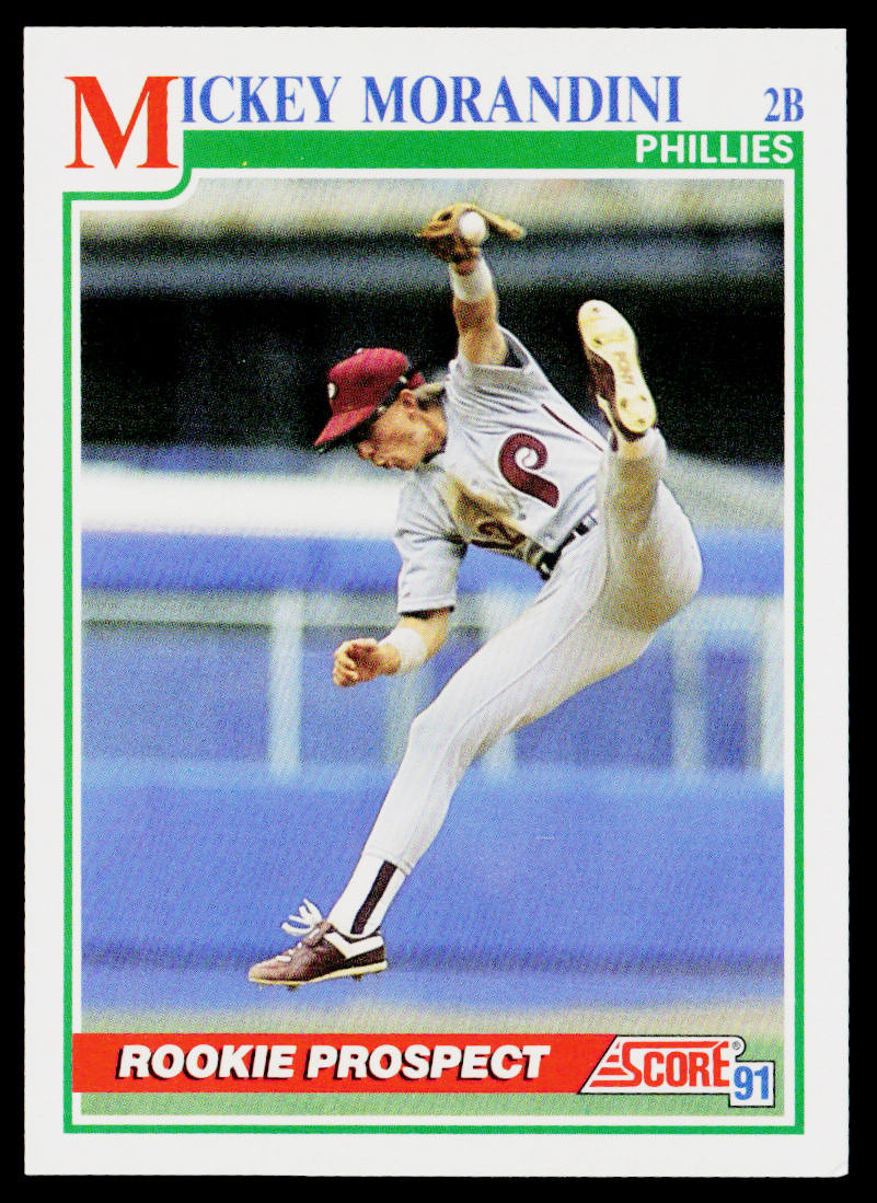 Mickey Morandini 1991 Score #376 Philadelphia Phillies