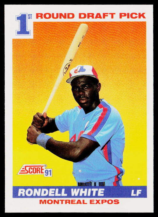 Rondell White 1991 Score #390 RC Montreal Expos