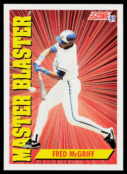Fred McGriff 1991 Score #404 Toronto Blue Jays