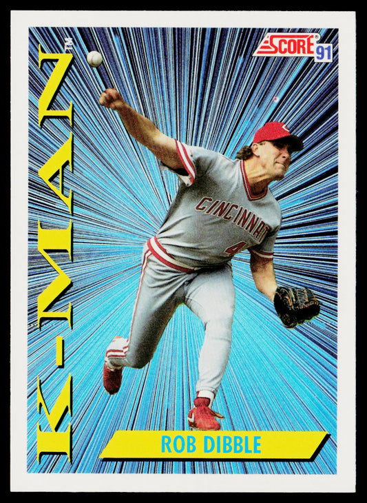 Rob Dibble 1991 Score #407 Cincinnati Reds