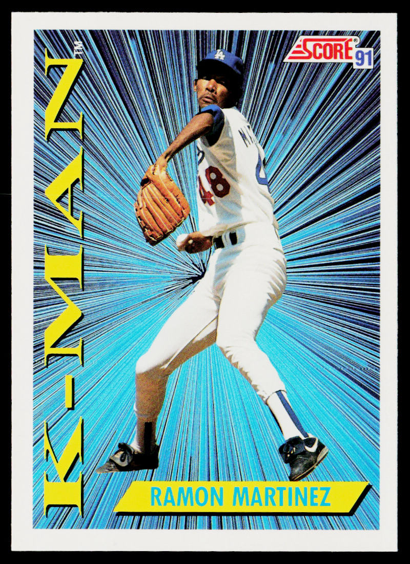 Ramon Martinez 1991 Score #408 Los Angeles Dodgers