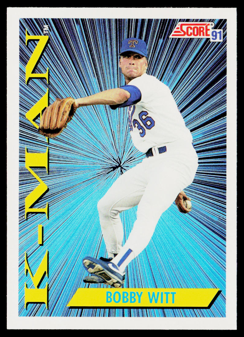 Bobby Witt 1991 Score #410 Texas Rangers