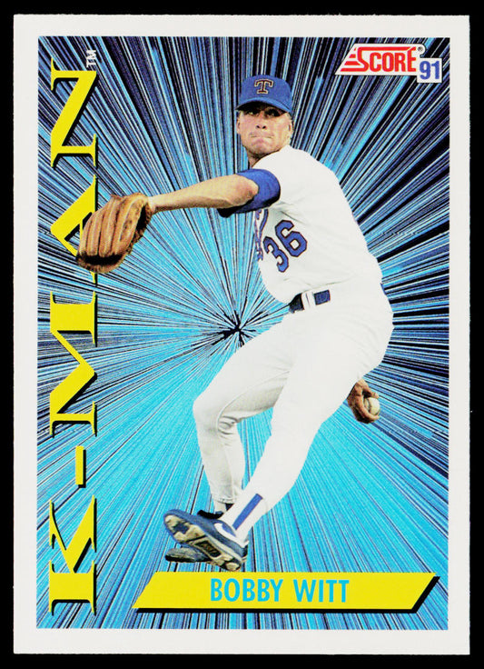 Bobby Witt 1991 Score #410 Texas Rangers