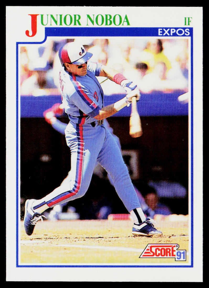 Junior Noboa 1991 Score #423 Montreal Expos