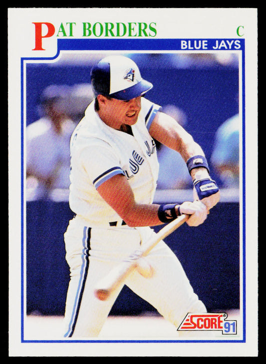 Pat Borders 1991 Score #425 Toronto Blue Jays