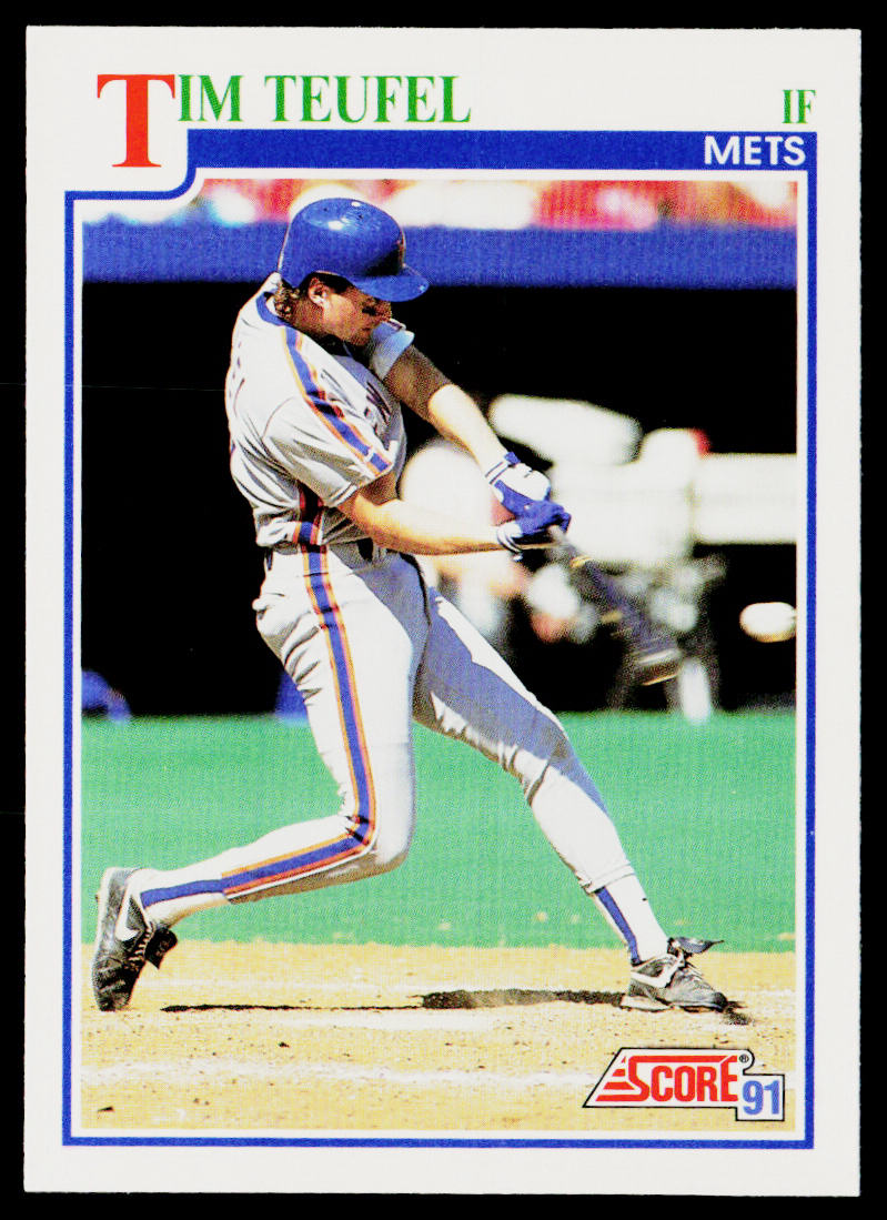 Tim Teufel 1991 Score #427 New York Mets