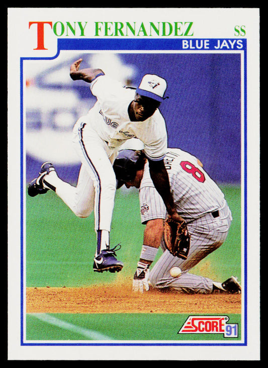 Tony Fernandez 1991 Score #432 Toronto Blue Jays