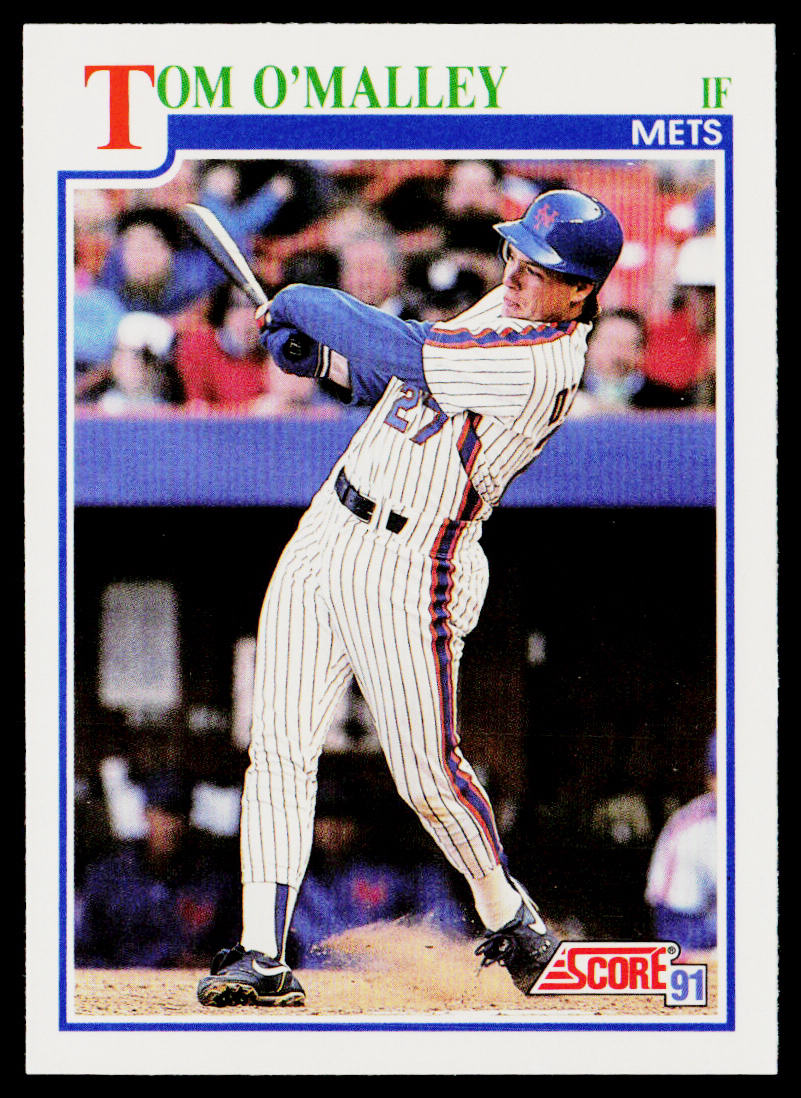 Tom O'Malley 1991 Score #439 New York Mets