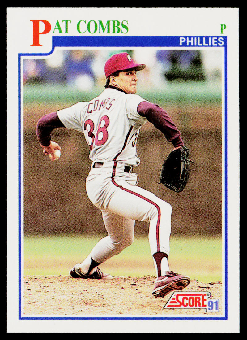 Pat Combs 1991 Score #440 Philadelphia Phillies