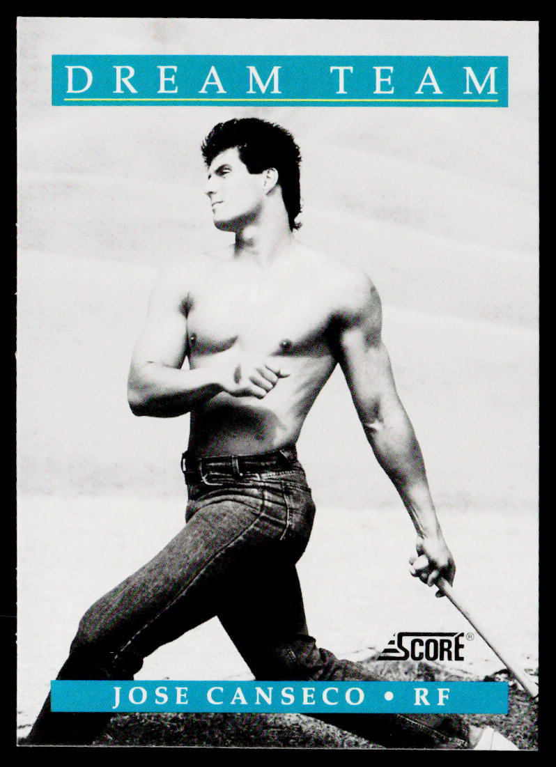 Jose Canseco 1991 Score #441 Oakland Athletics