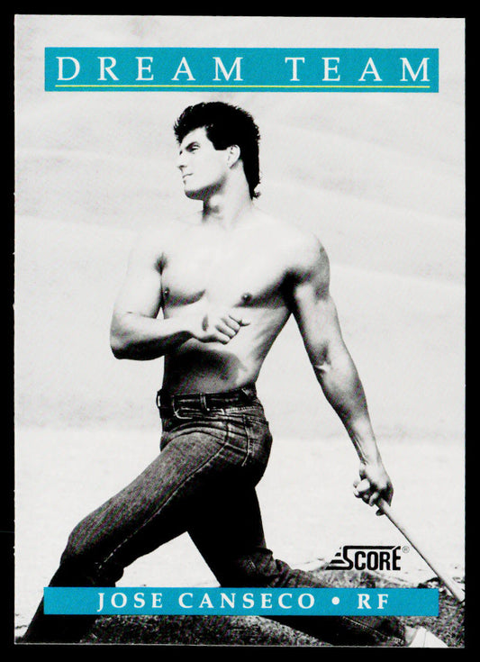 Jose Canseco 1991 Score #441 Oakland Athletics