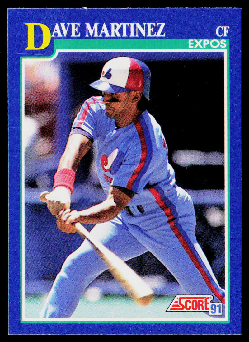 Dave Martinez 1991 Score #82 Montreal Expos