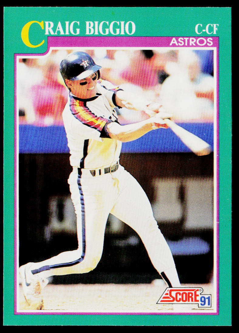 Craig Biggio 1991 Score #161 Houston Astros
