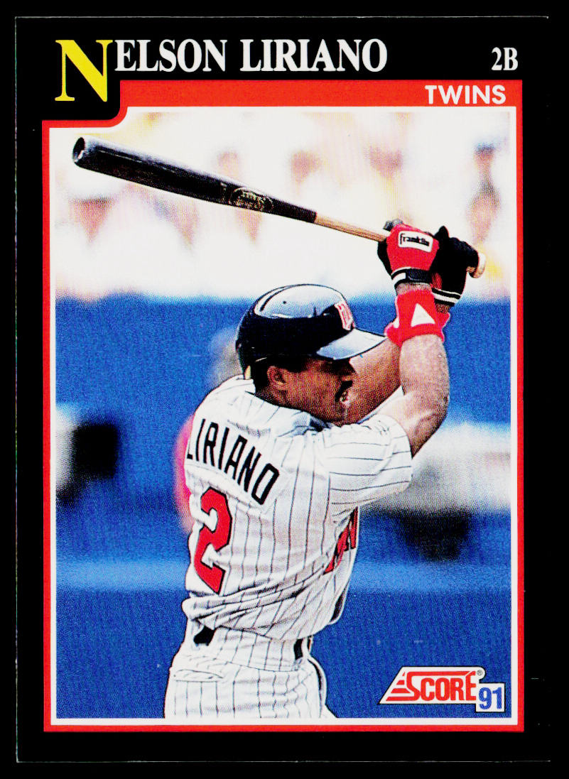 Nelson Liriano 1991 Score #288 Minnesota Twins