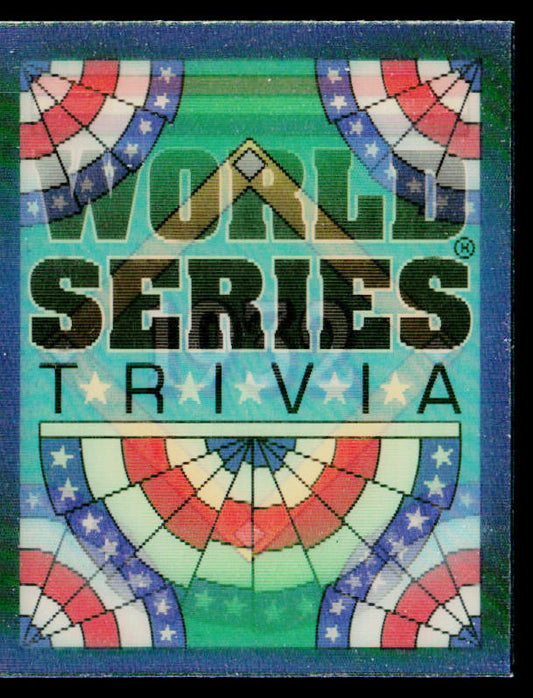 Babe Calls It 1991 Score Magic Motion: World Series Trivia #26